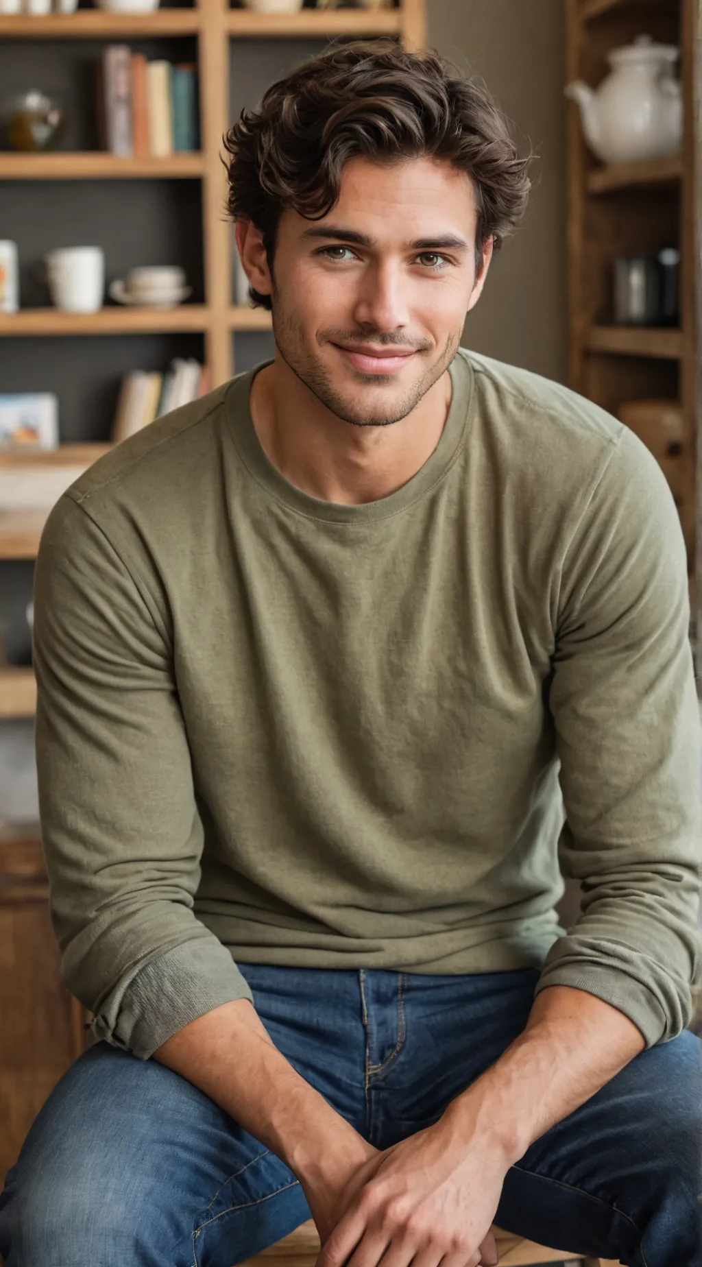 ai character: Alex Harrington  background