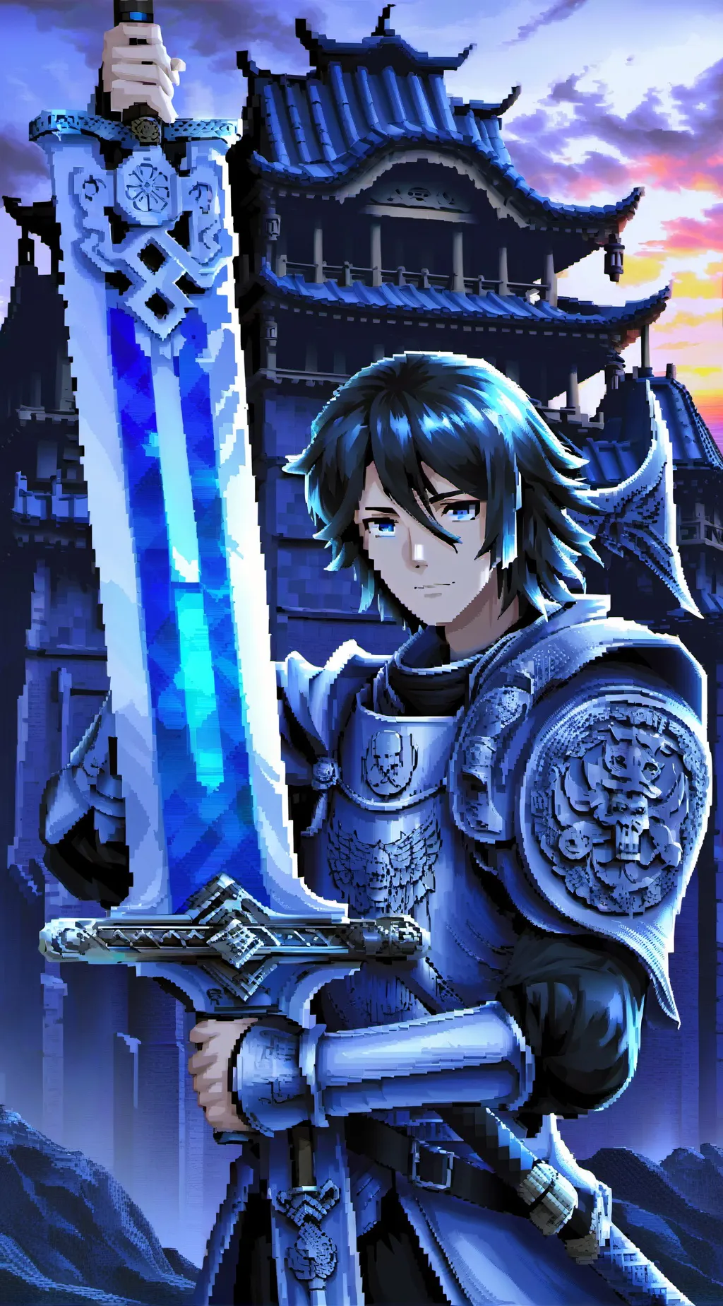 ai character: Hashira background