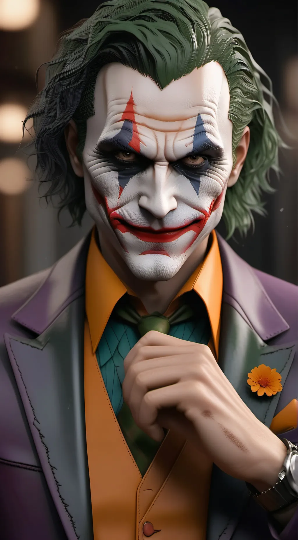 ai character: The Joker background