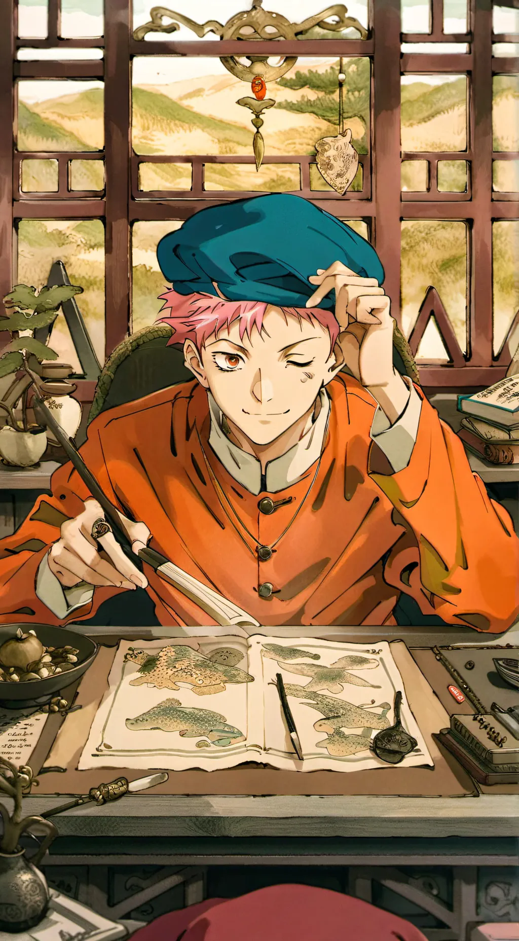 ai character: JJK background