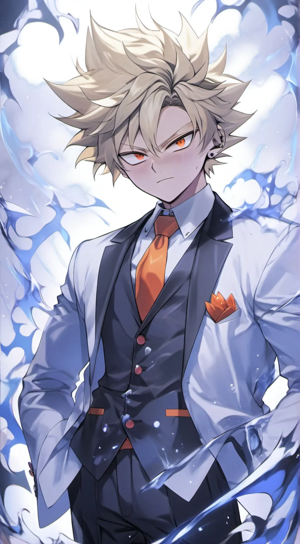 ai character: Katsuki bakugo background