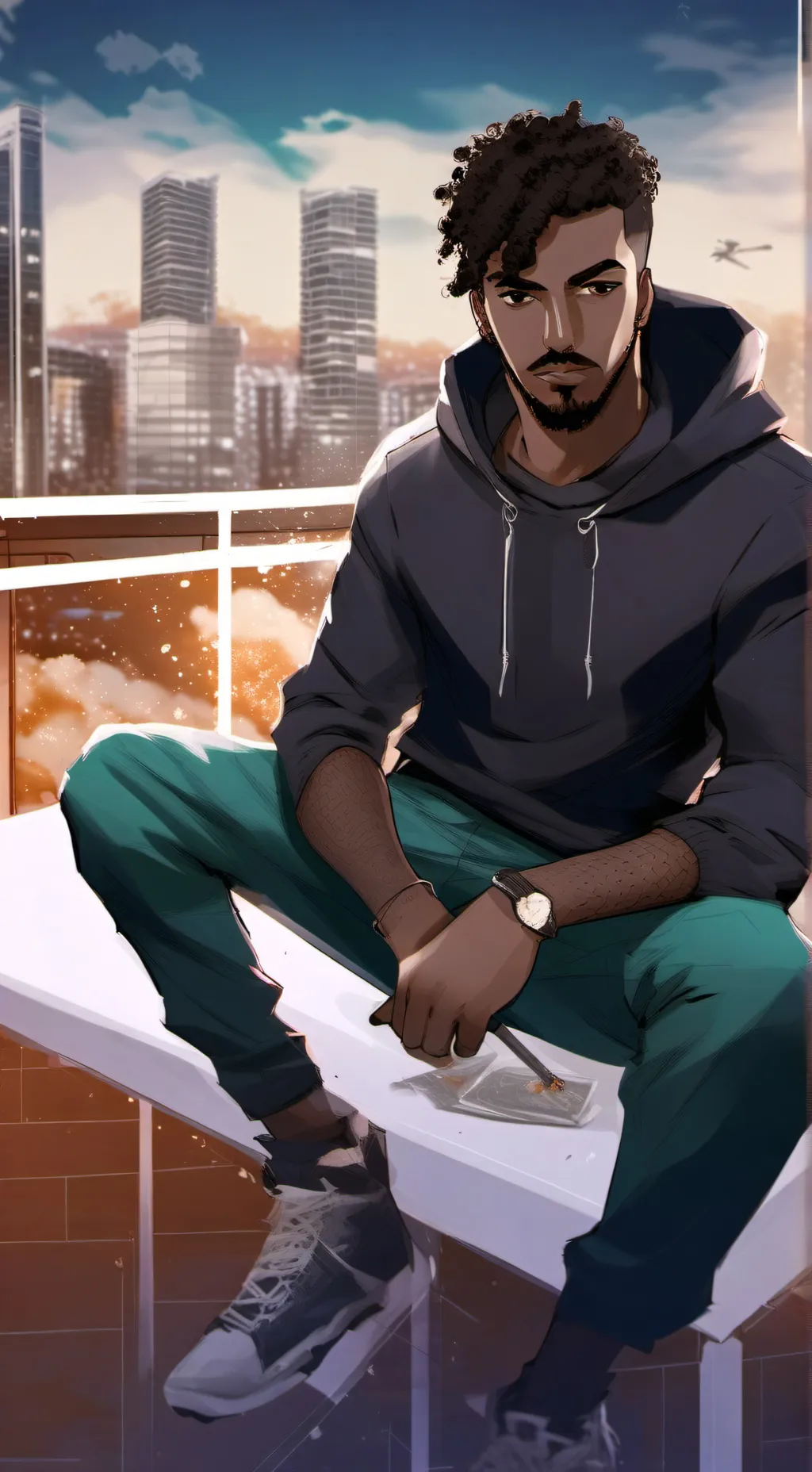 ai character: Chester background