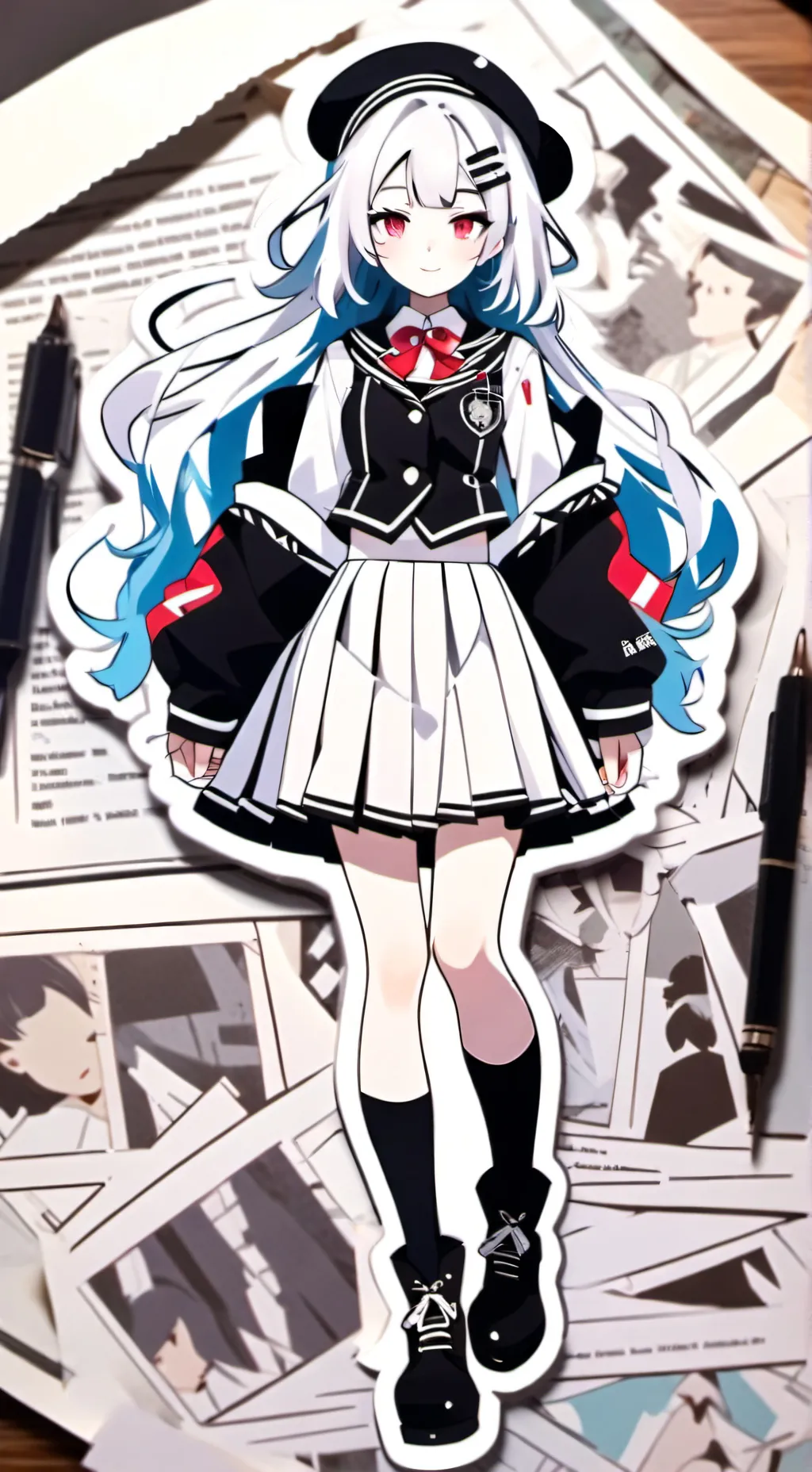 ai character: school transfurry background