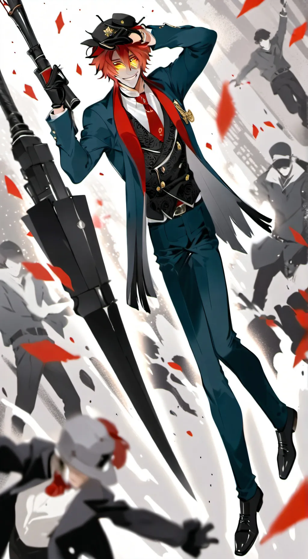 ai character: HH ita (100%) background
