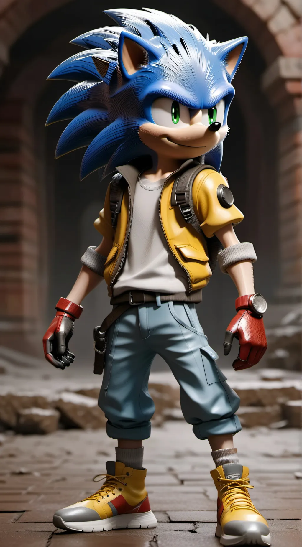 ai character: Sonic background