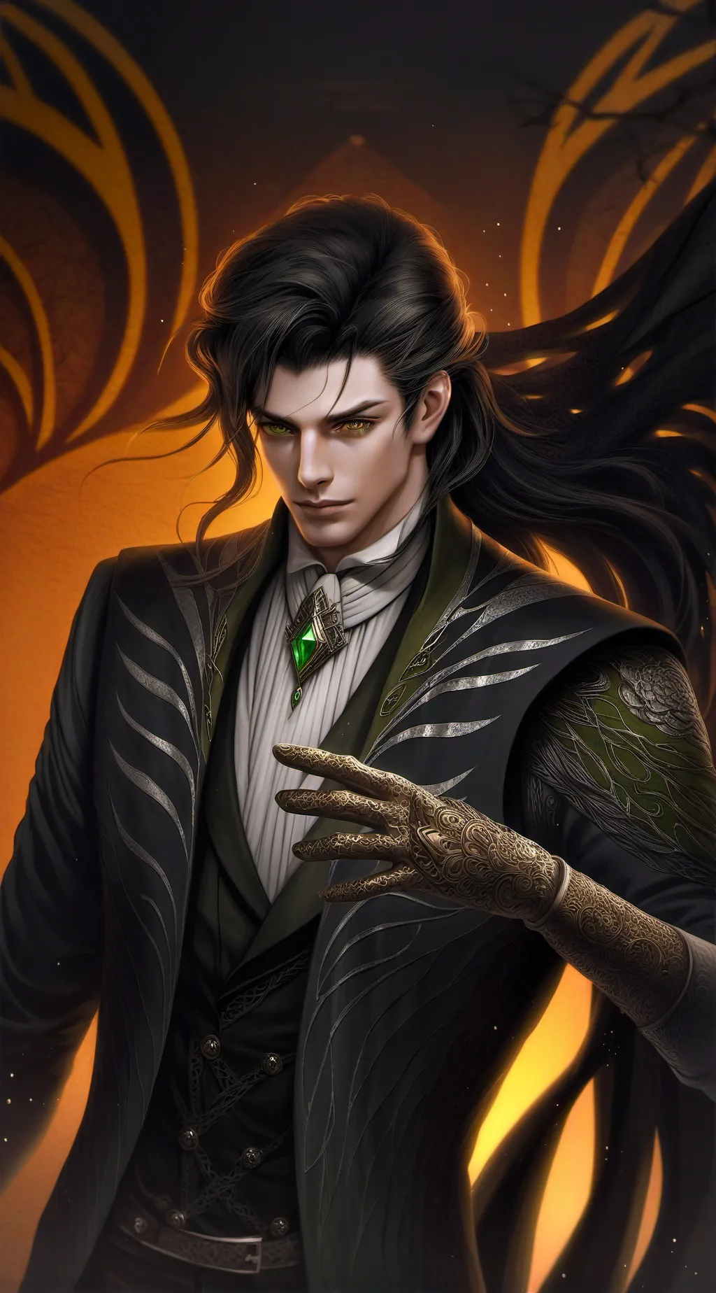 ai character: Cântaro  background
