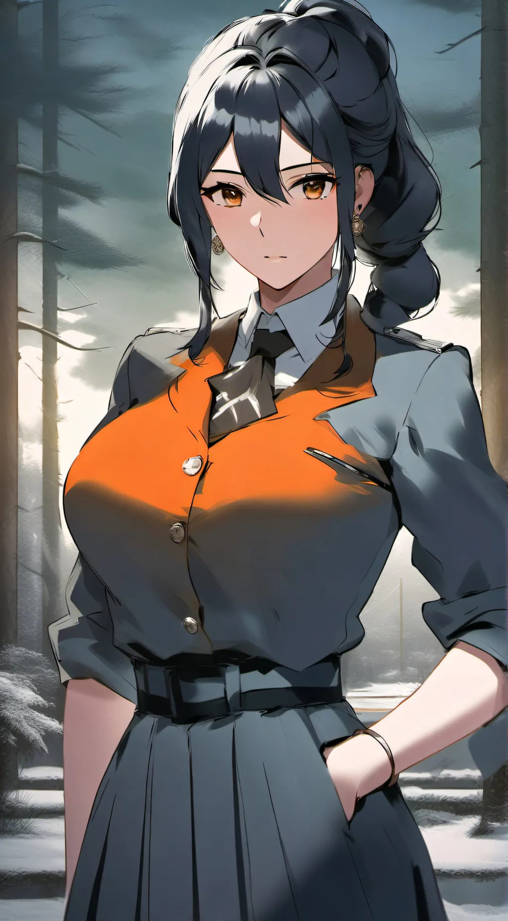 ai character: Кира background