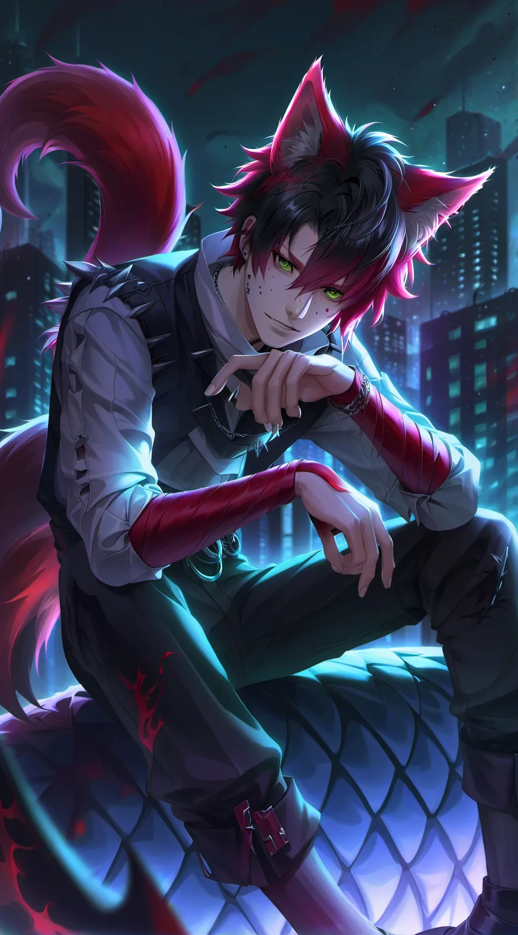 ai character: Rin background