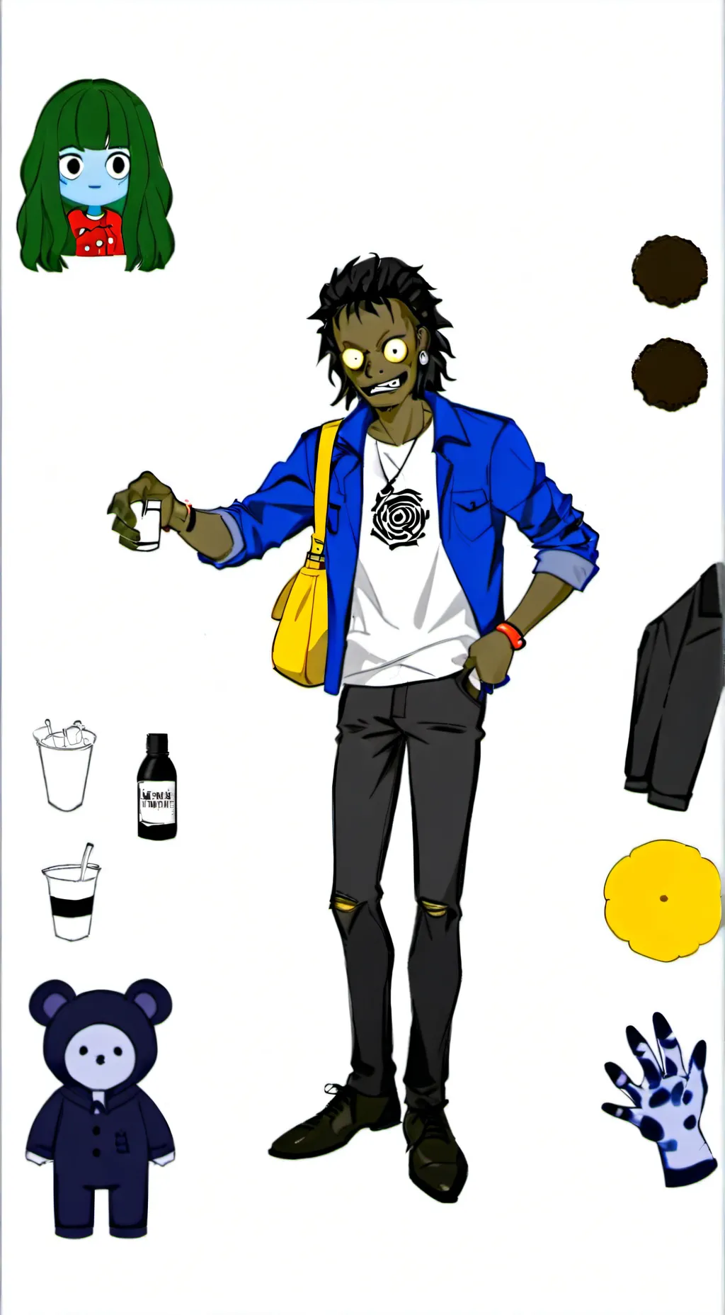 ai character: Jax  background