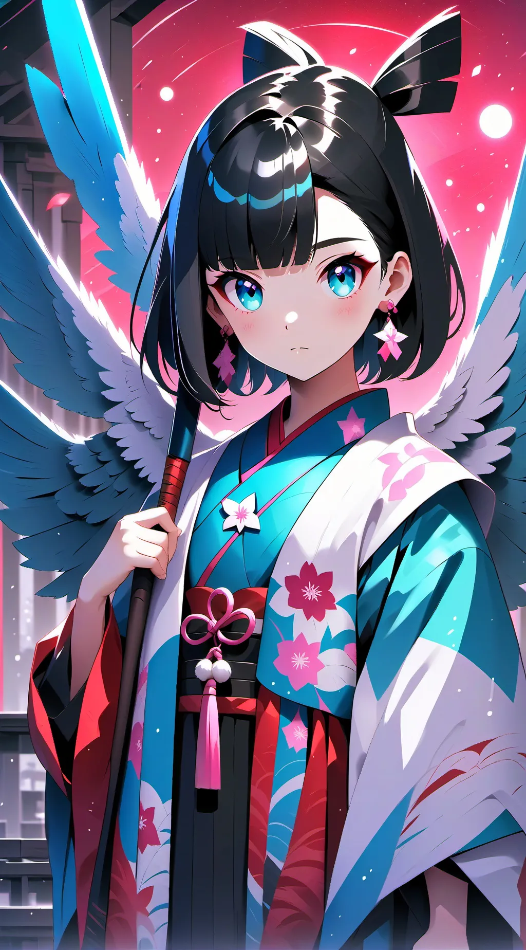 ai character: lilou  background