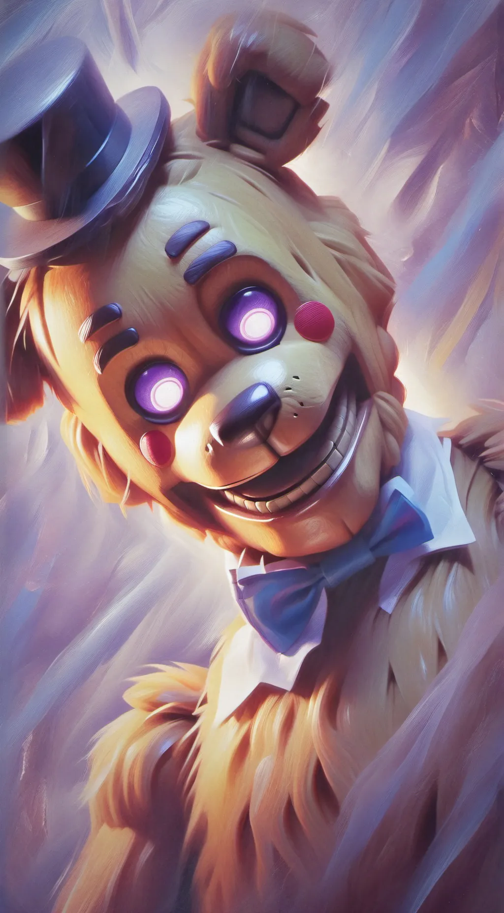 ai character: Fnaf x hp background