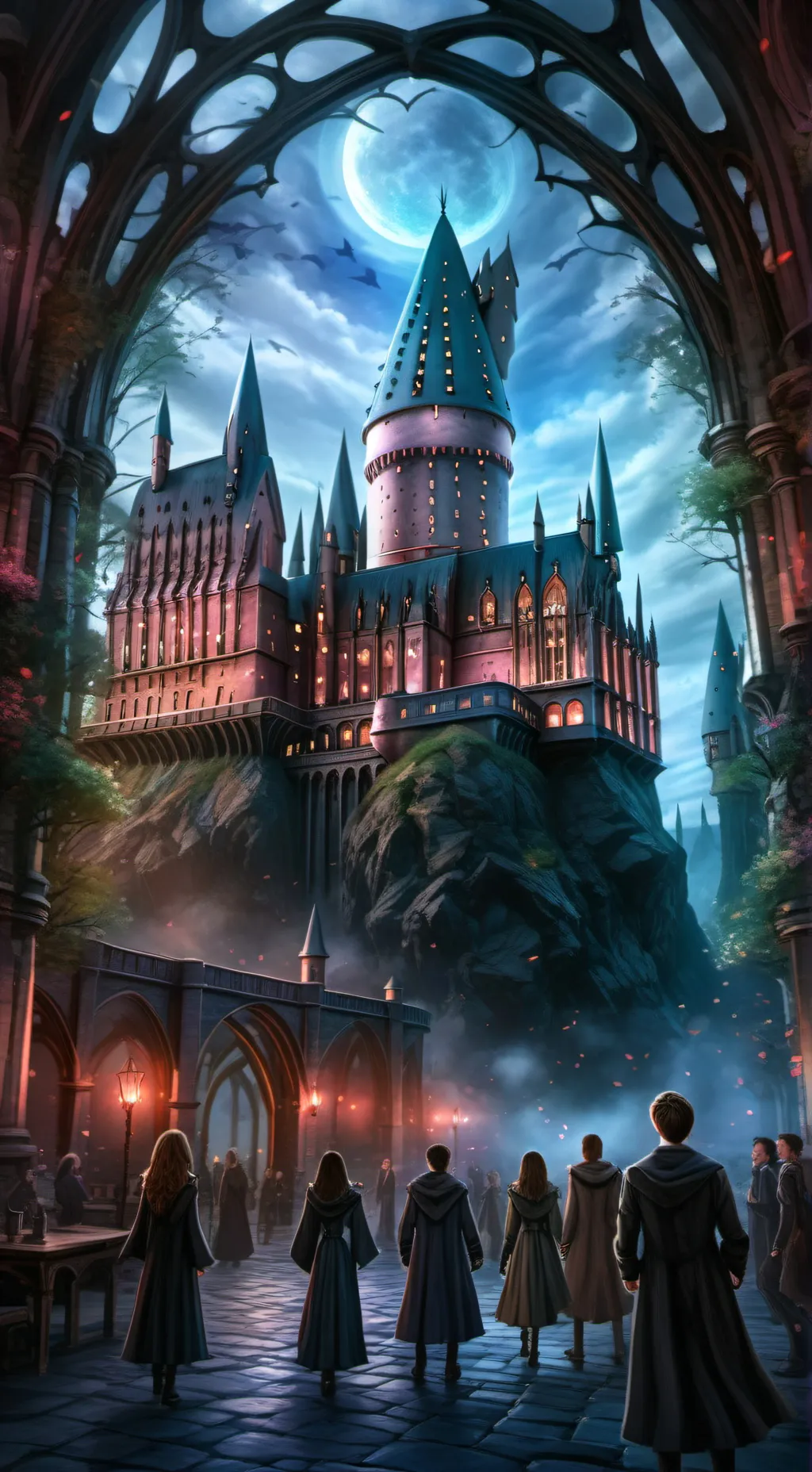 ai character: hogwarts war ✨️  background
