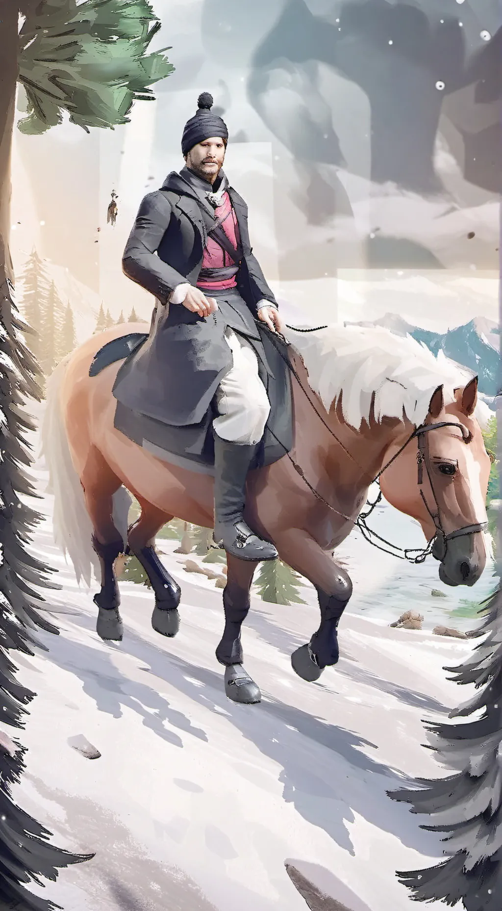 ai character: curse emotional  background