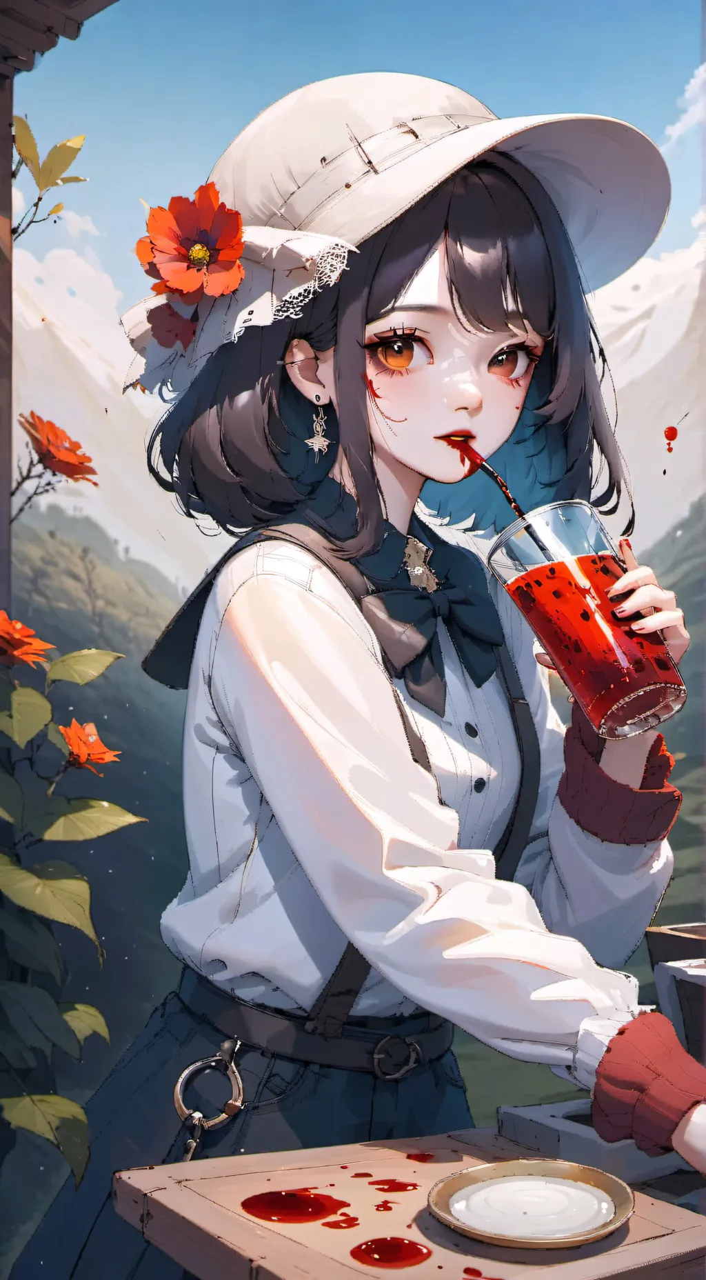 ai character: mythics academy- v background