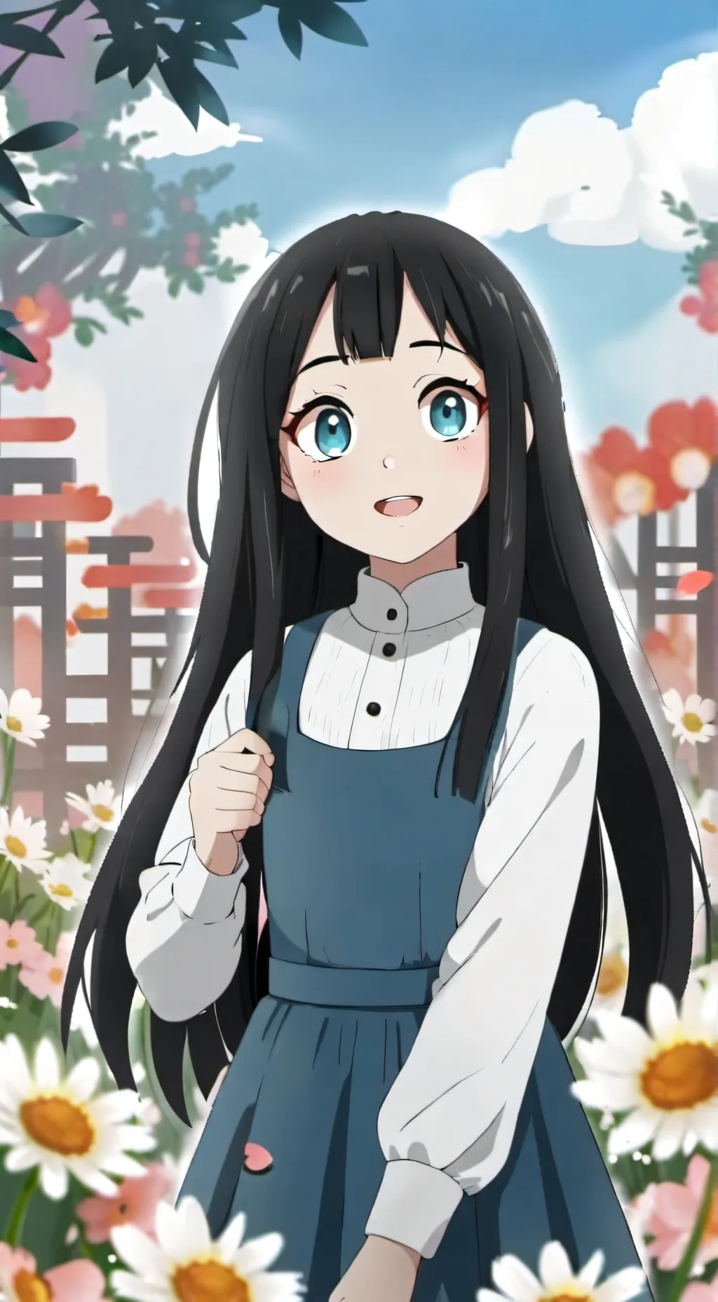 ai character: ochaco deku padres background