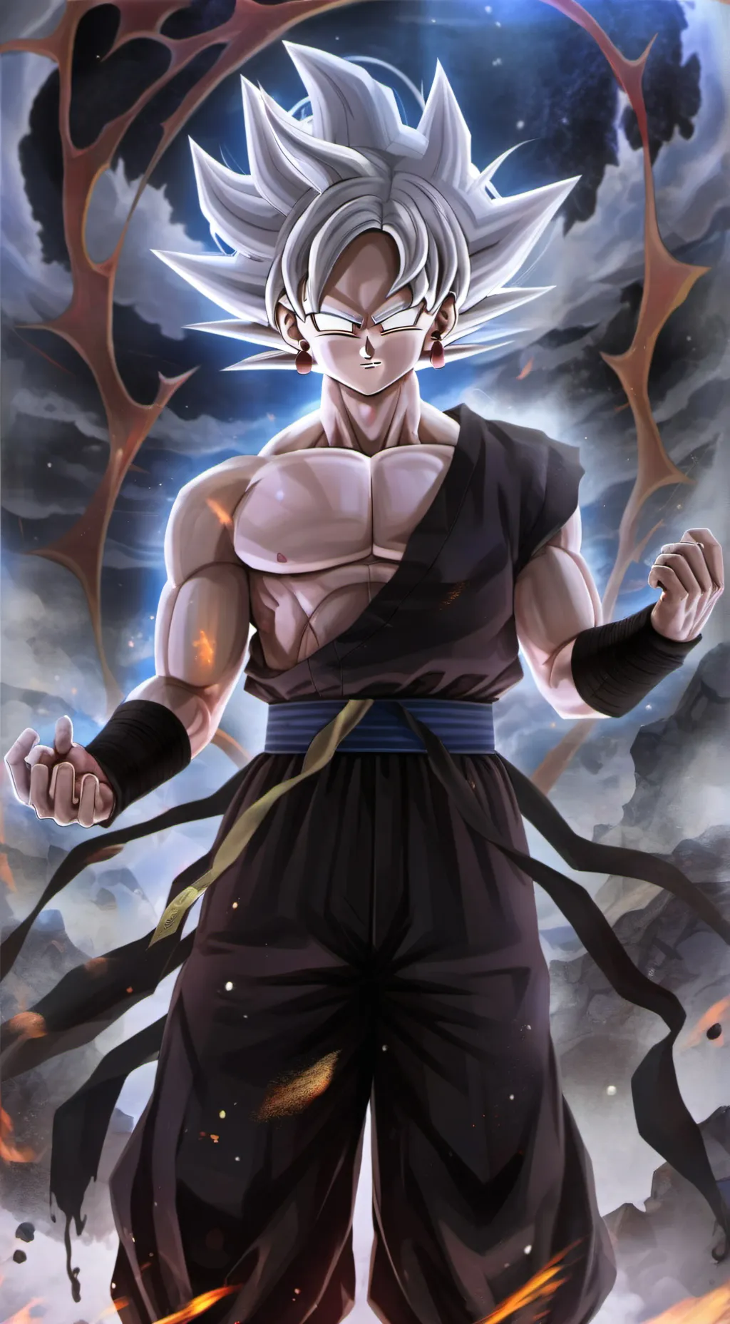 ai character: goku mondongo 😎 background
