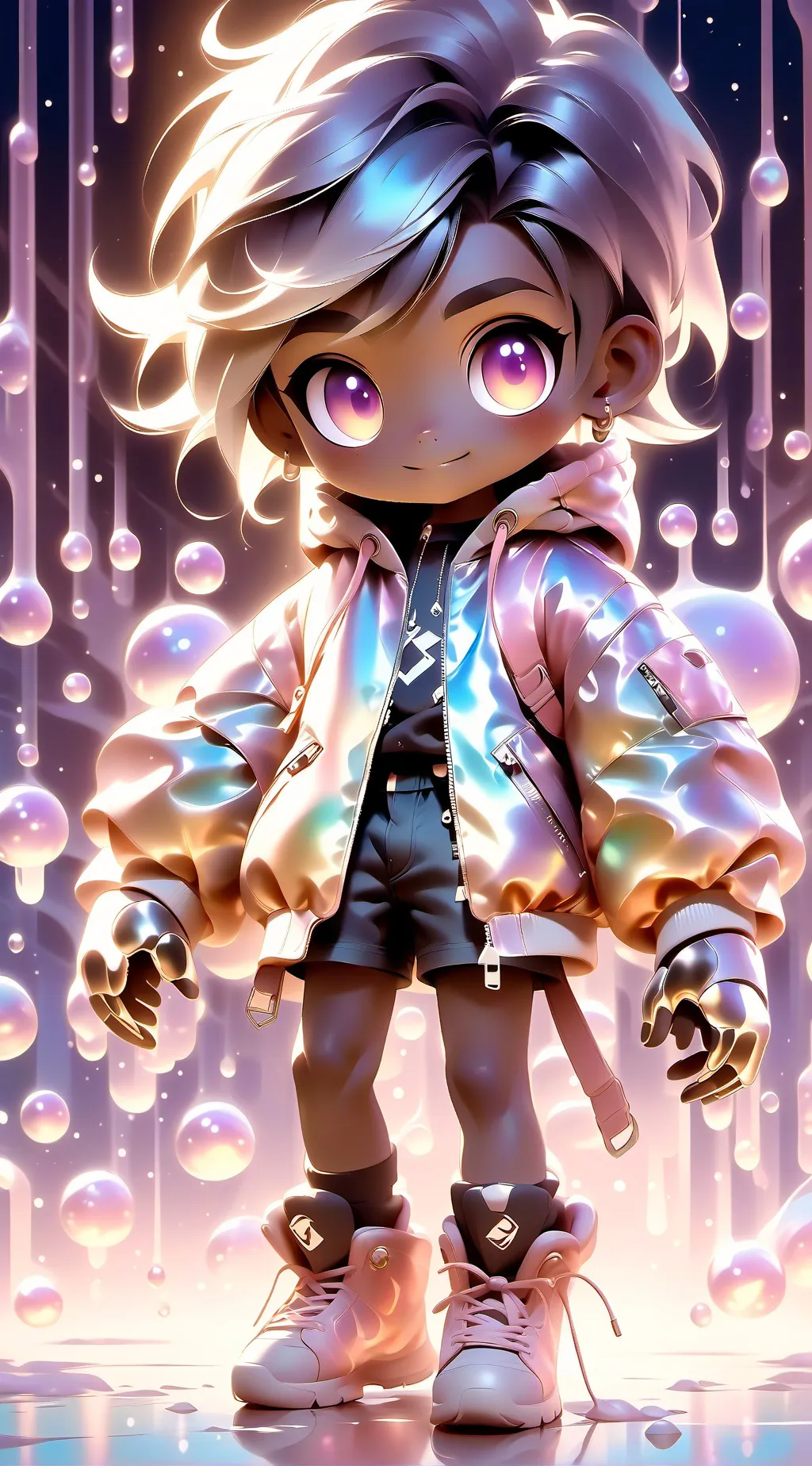 ai character: sprunki in class background