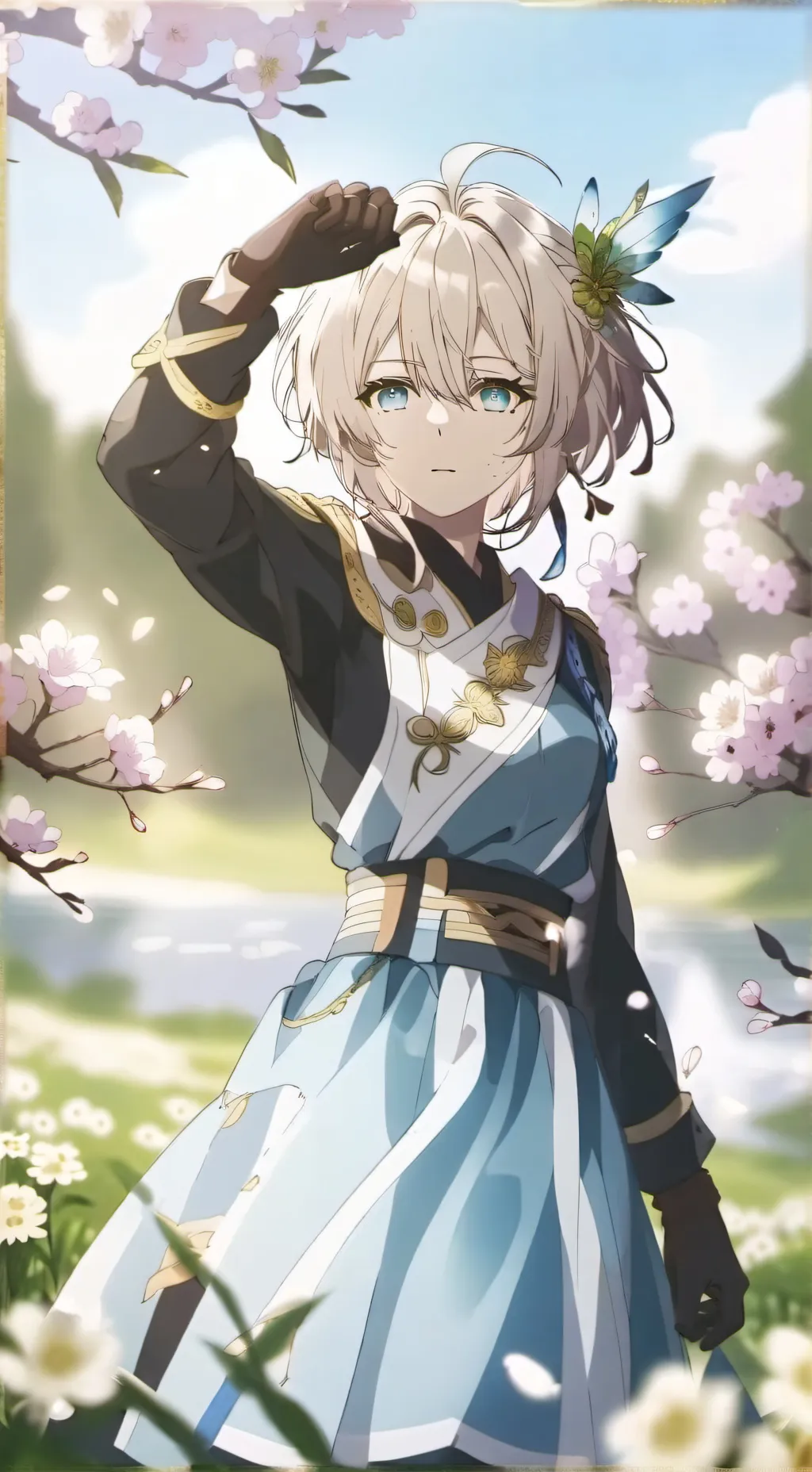 ai character: test background