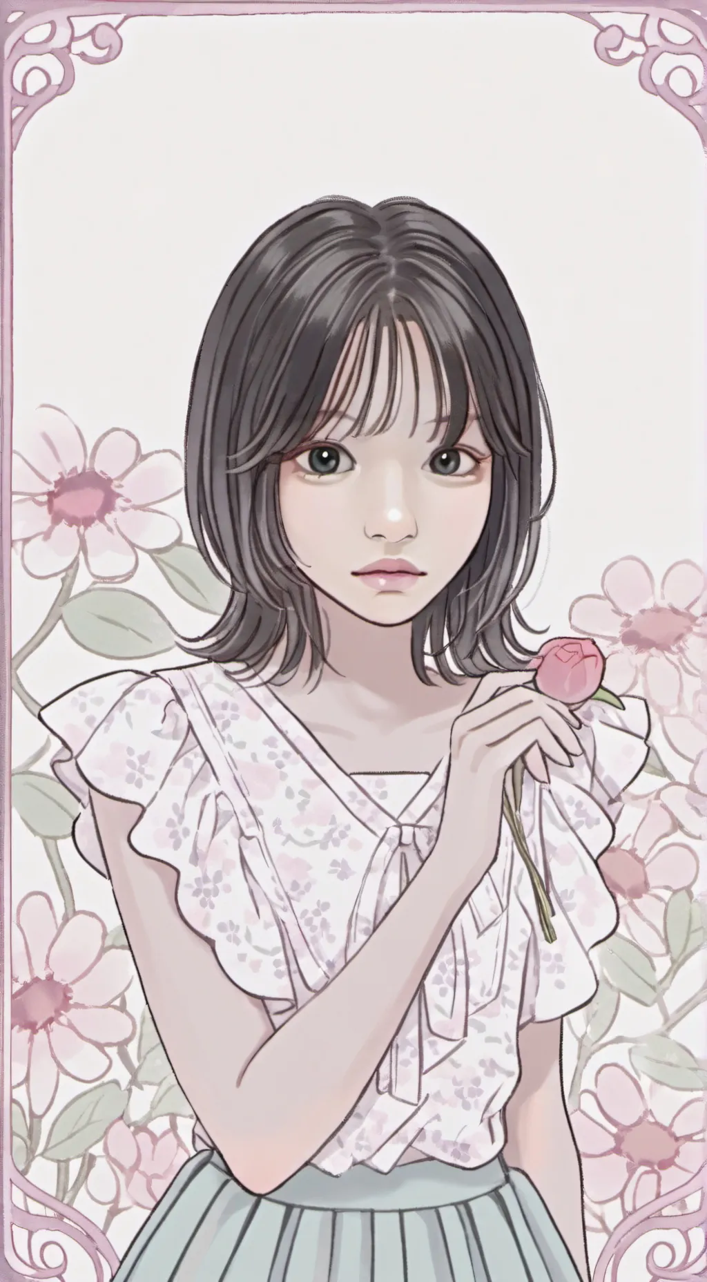 ai character: Ni-ki  background