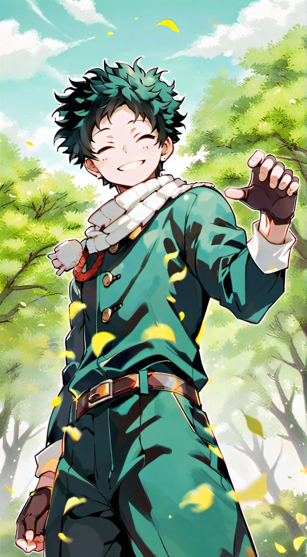 ai character: Deku background