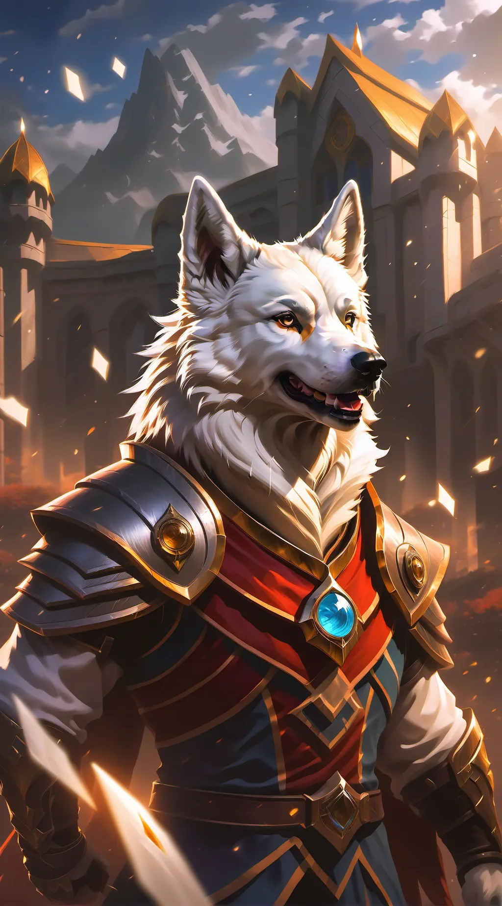 ai character: dogman  background