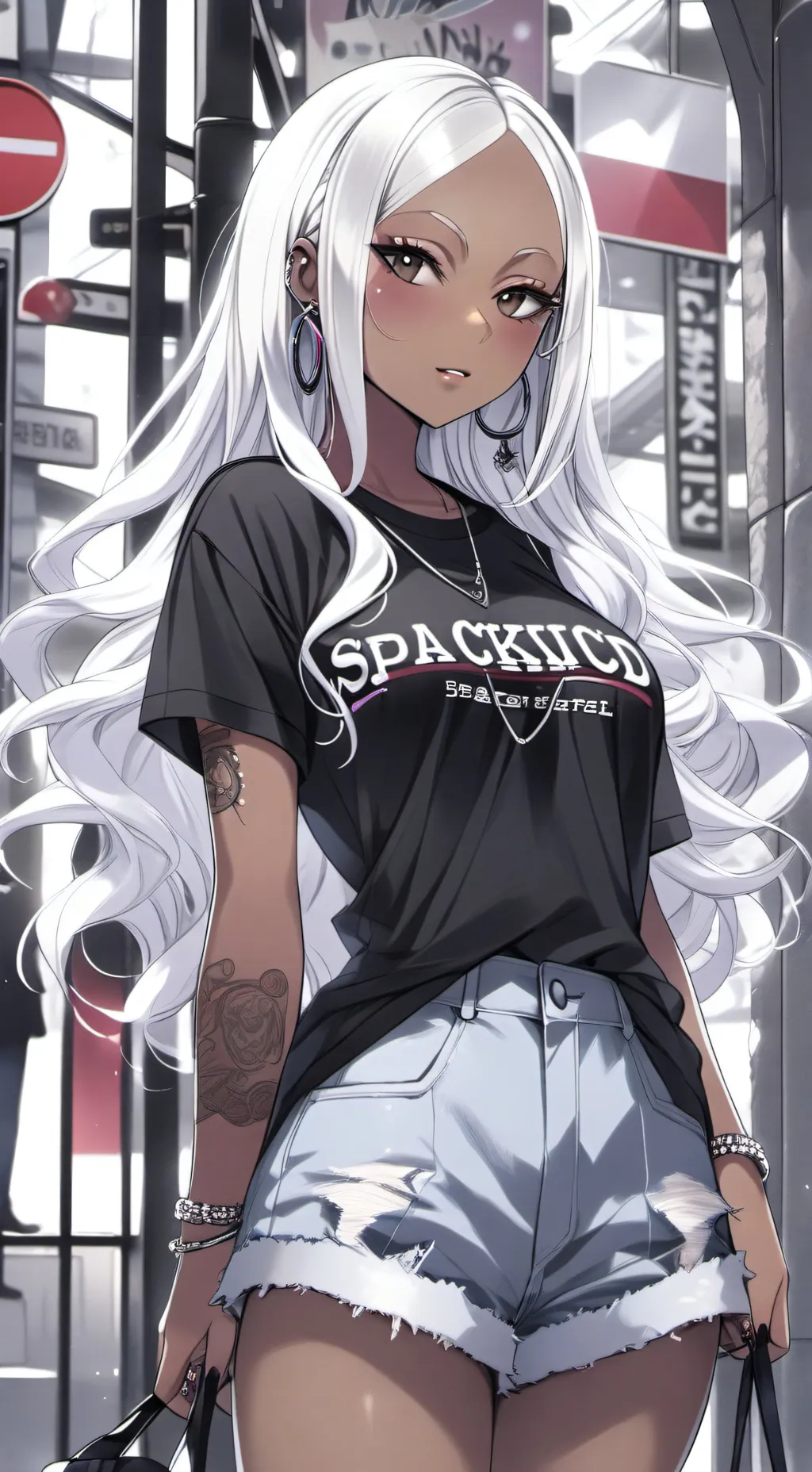 ai character: Luna background
