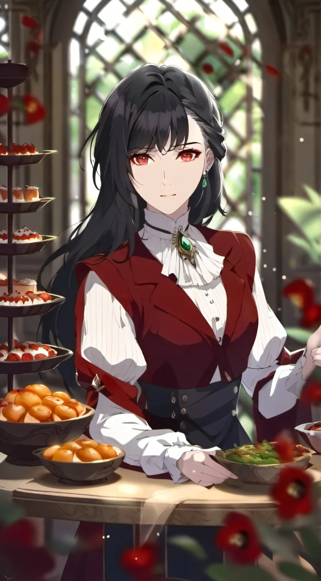 ai character: Théa background