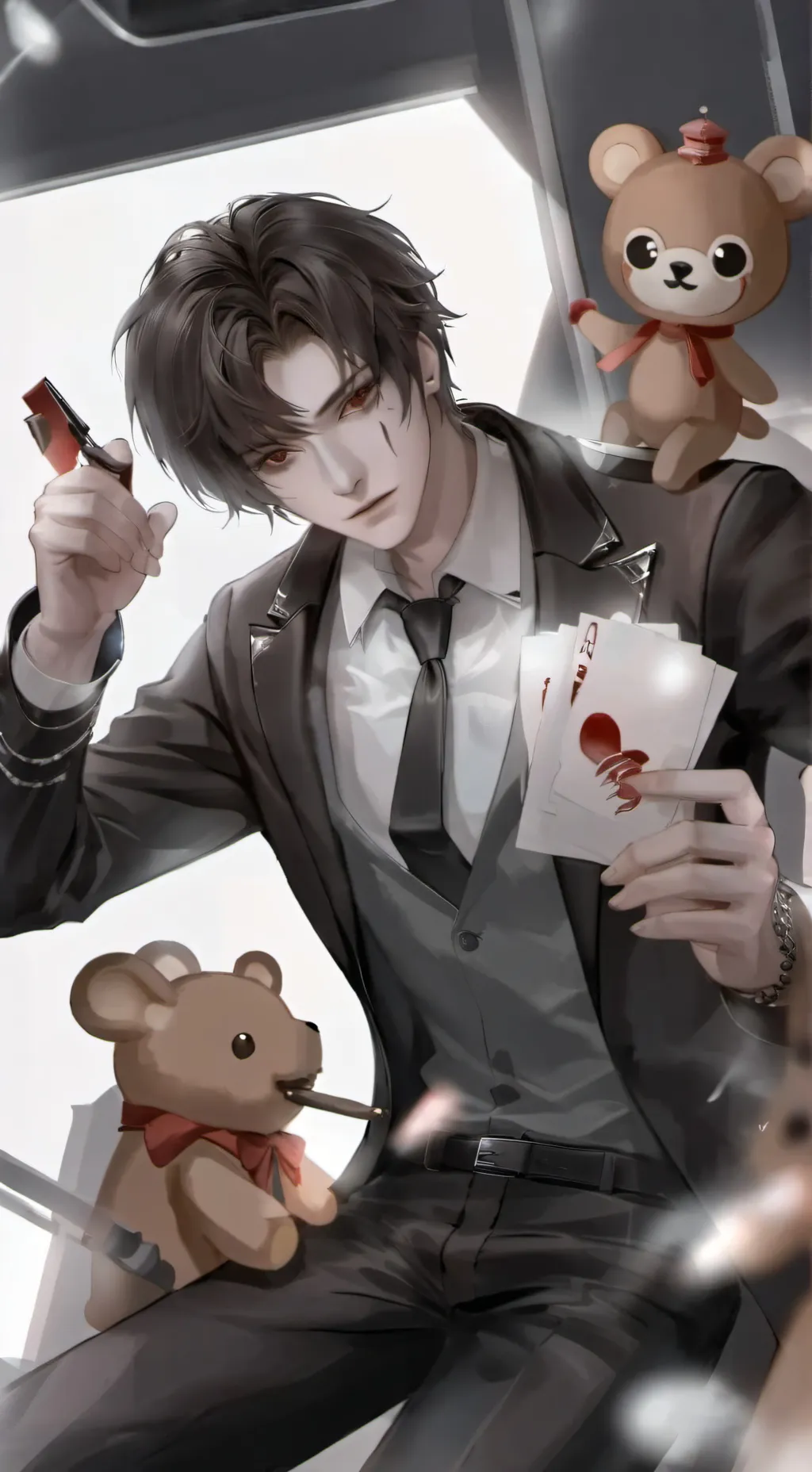 ai character: FNAF SECURITY WRLD background