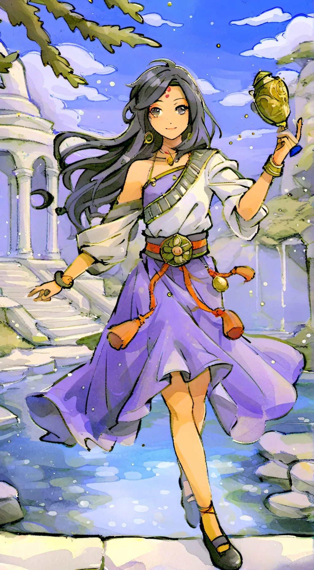 ai character: Aphmau  background