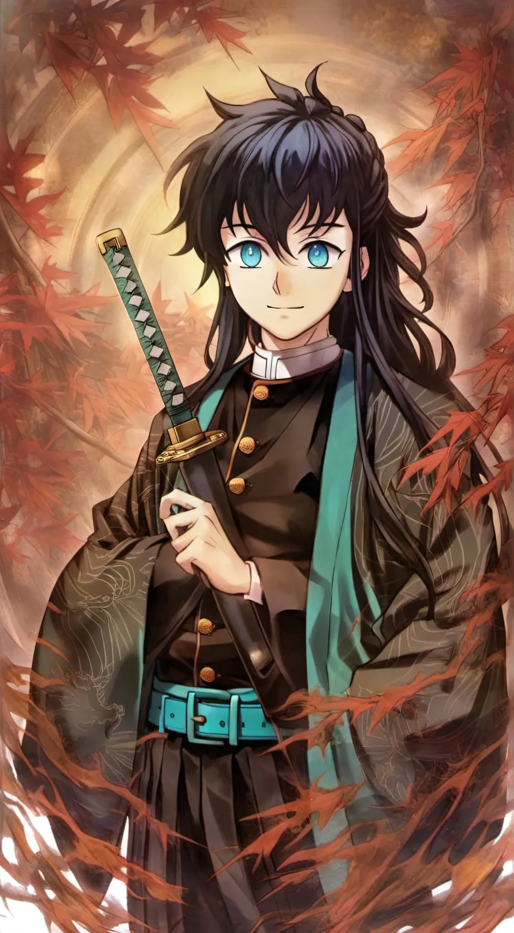 ai character: muichiro tokito background