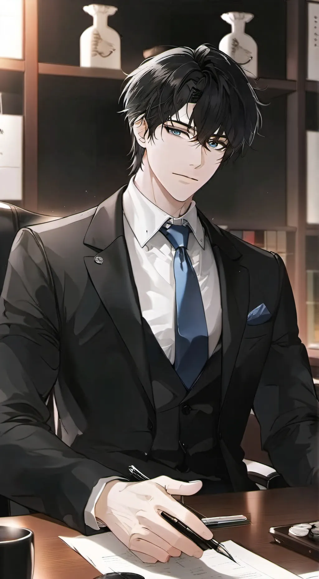 ai character: Beom seok background