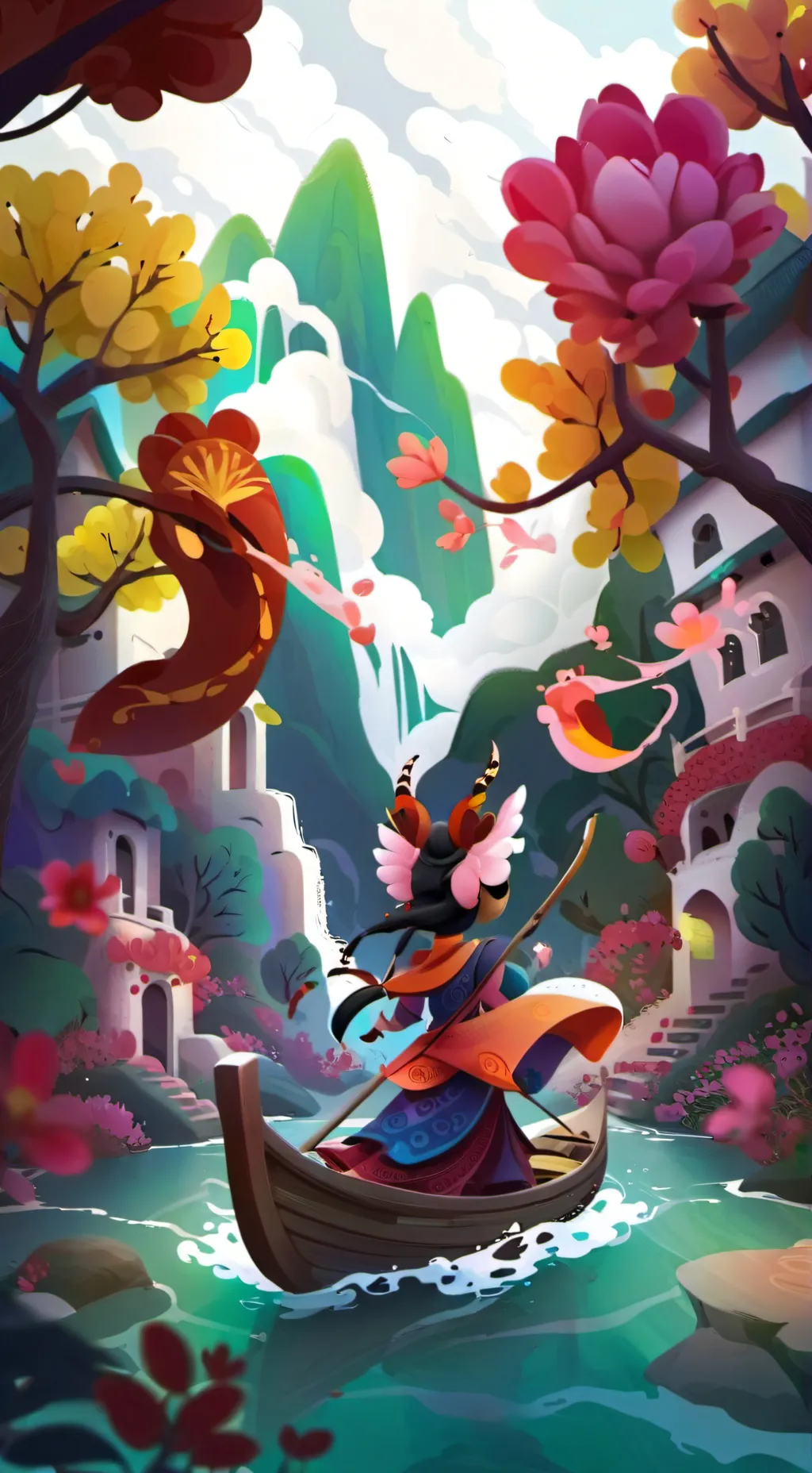 ai character: Alan Becker  background