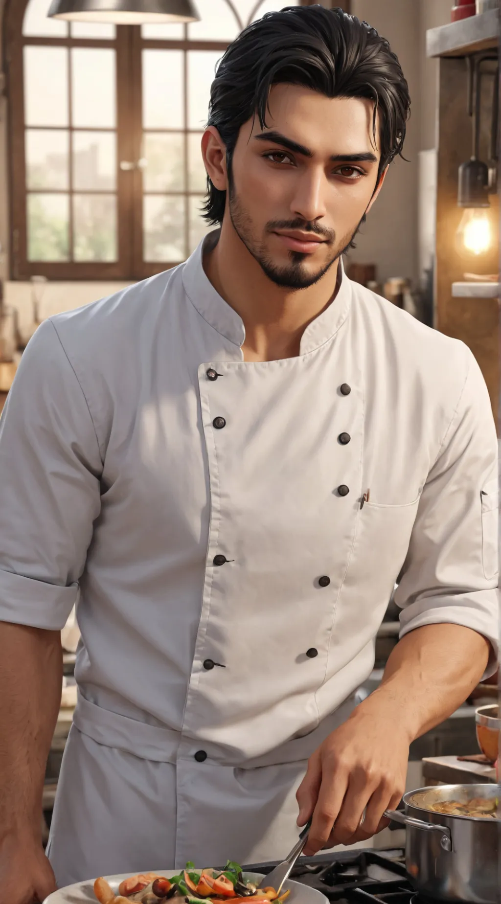 ai character: Rashid Al-Masri background