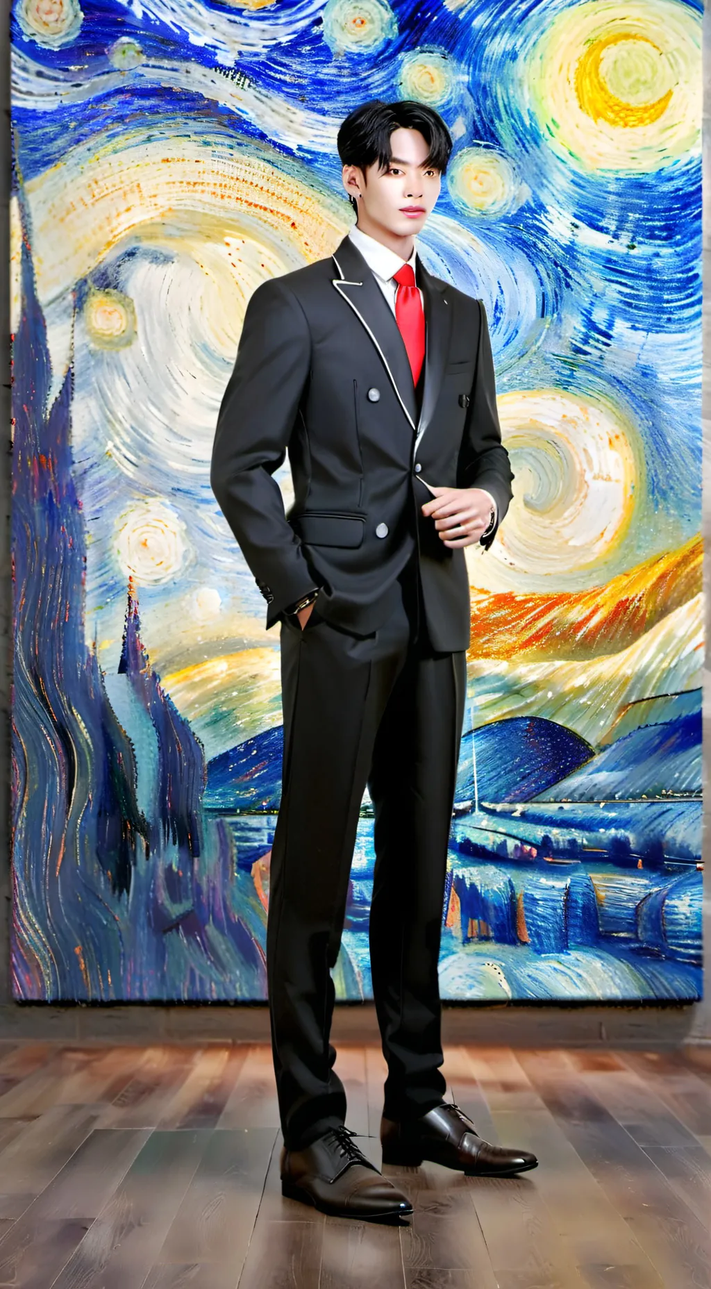 ai character: Aaron  background