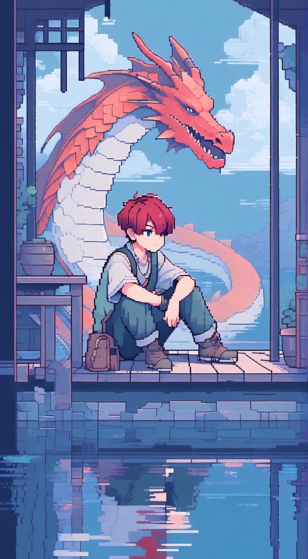 ai character: Dragon's Adventure background