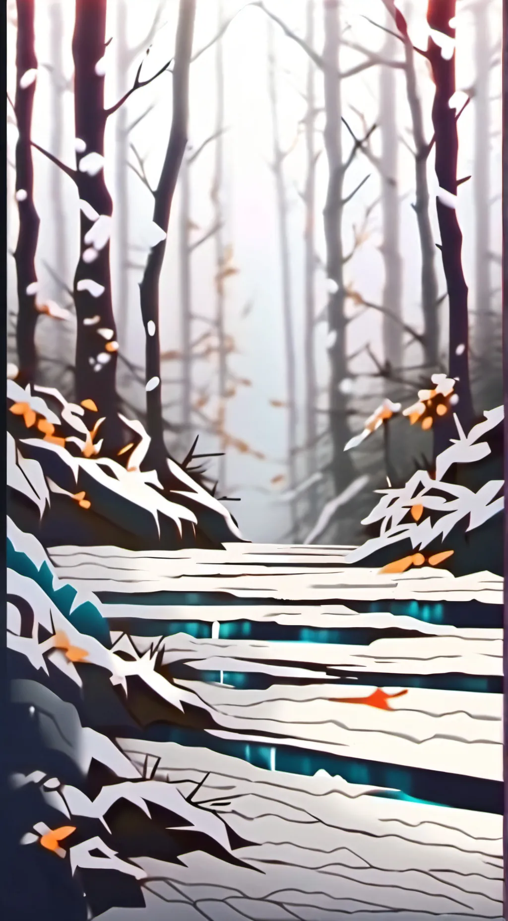 ai character: Sprunki Glitched background
