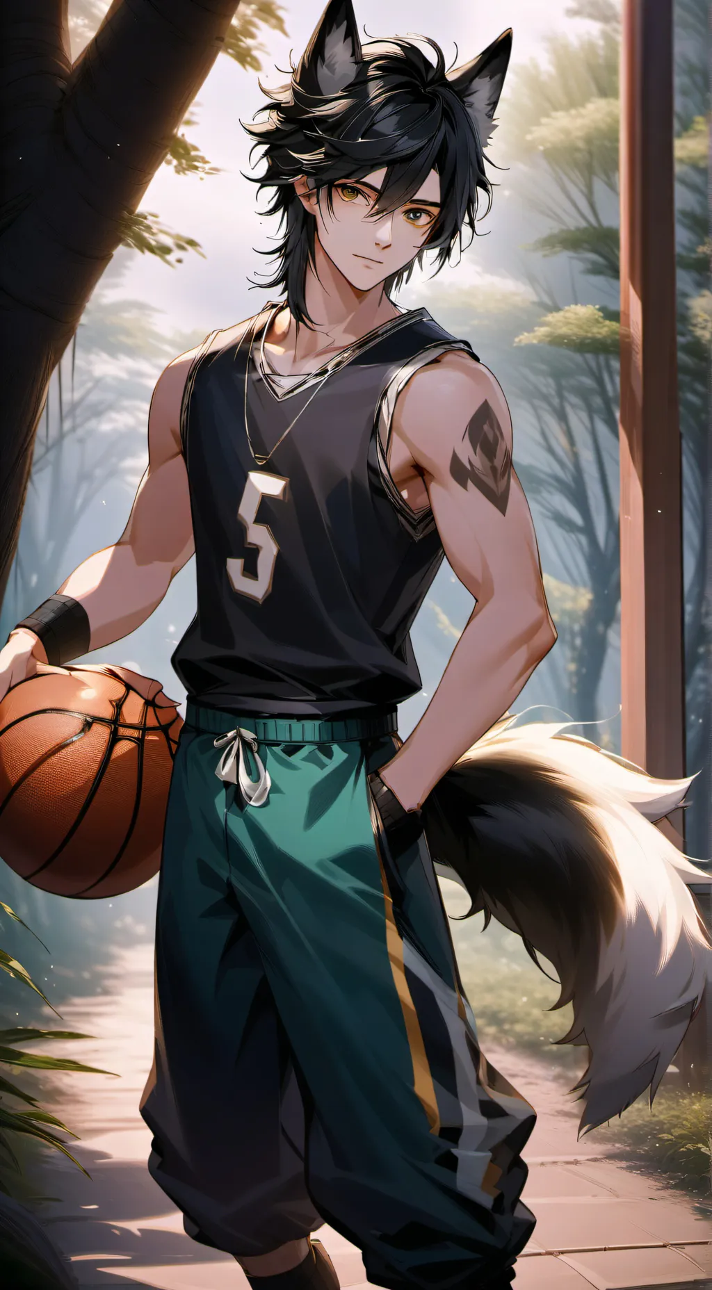 ai character: Ash background