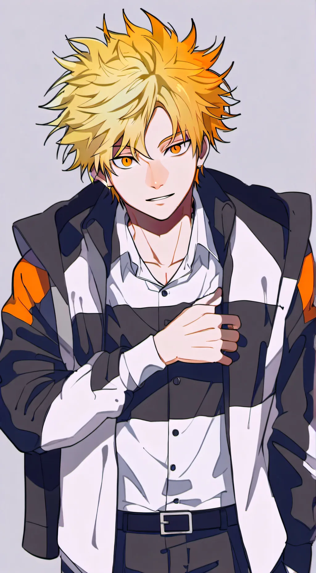 ai character: Katsuki bakugo background