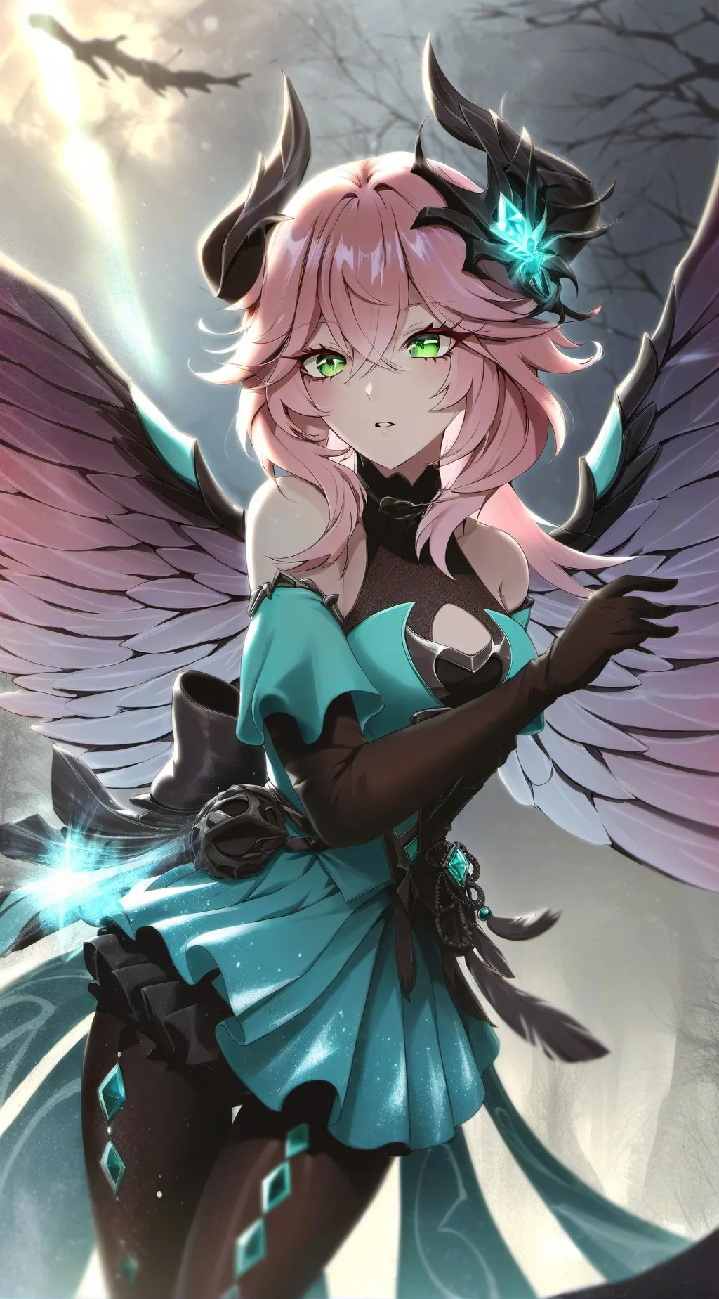 ai character: Tokito  background