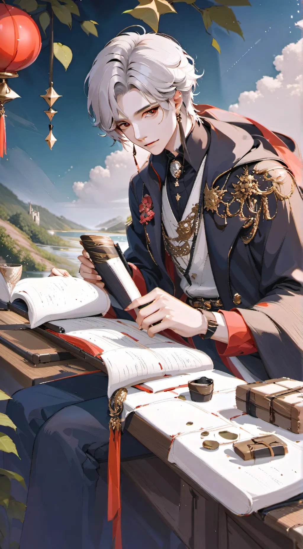 ai character: Richard  background