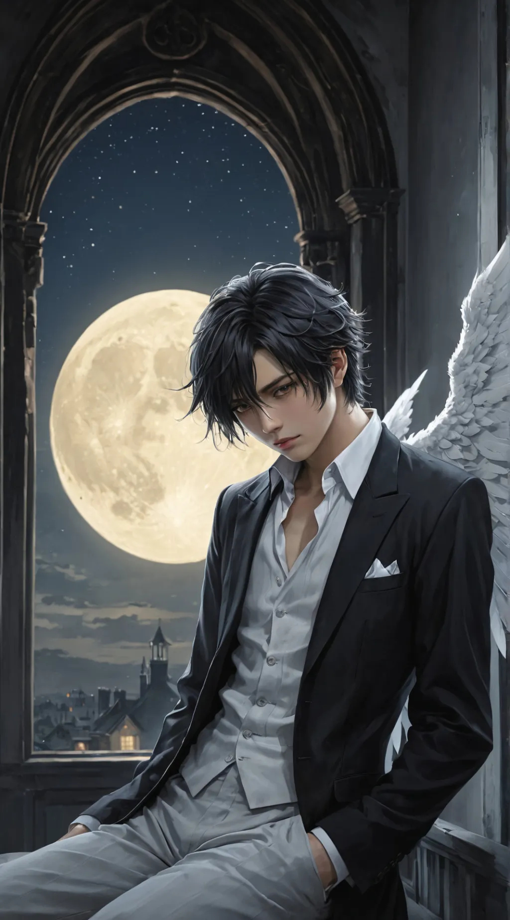 ai character: Lucien background