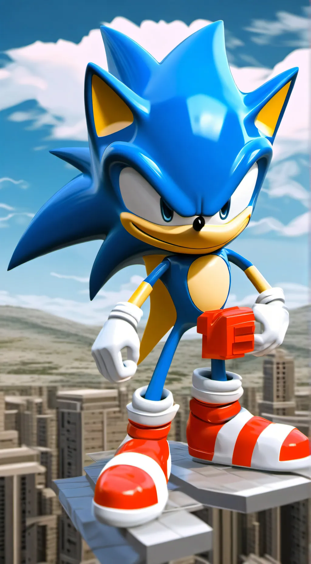 ai character: Sky Alley Zone background