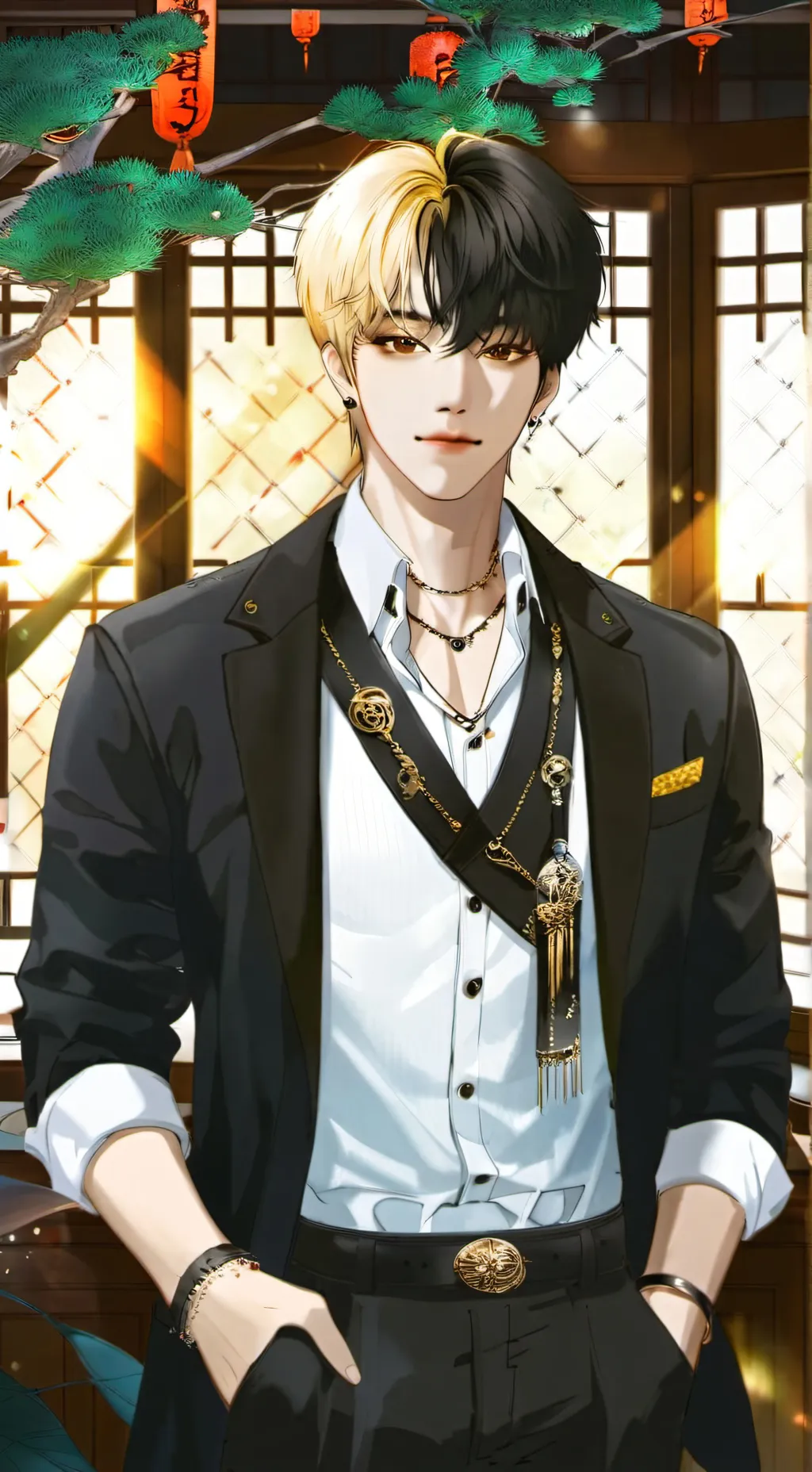 ai character: ✞☠︎𝔉𝔩𝔞𝔰𝔥☠︎✞ background