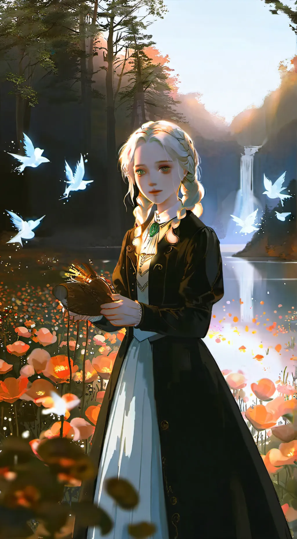 ai character: missperigrineshome background