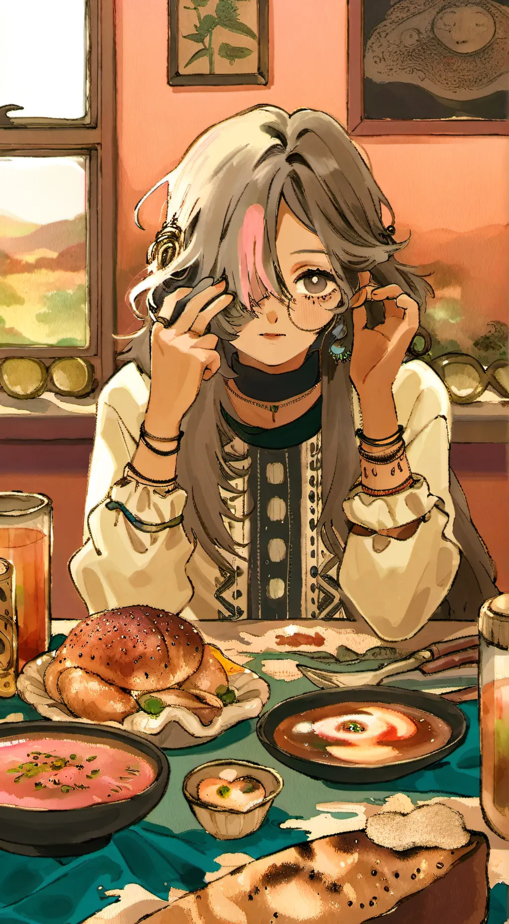 ai character: Dw hates you again background