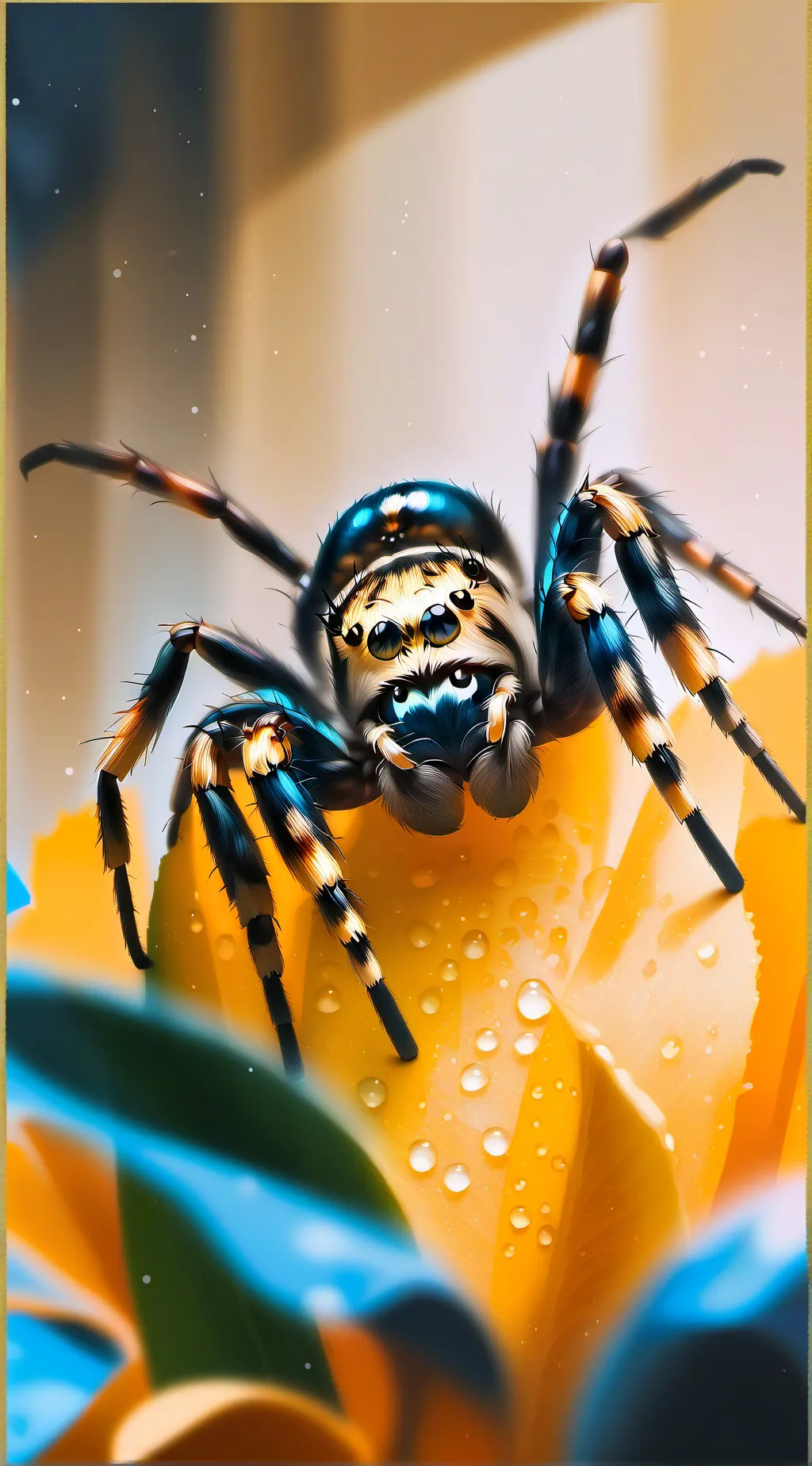 ai character: spider background