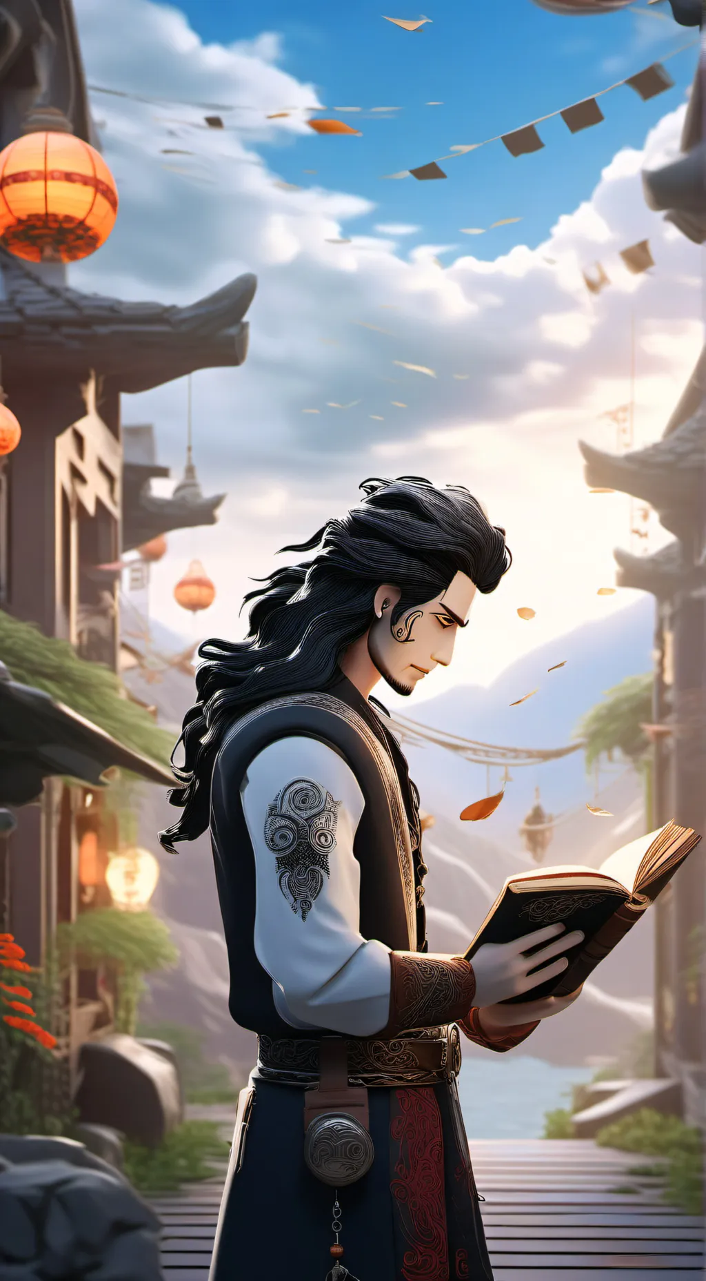 ai character: xibalba background