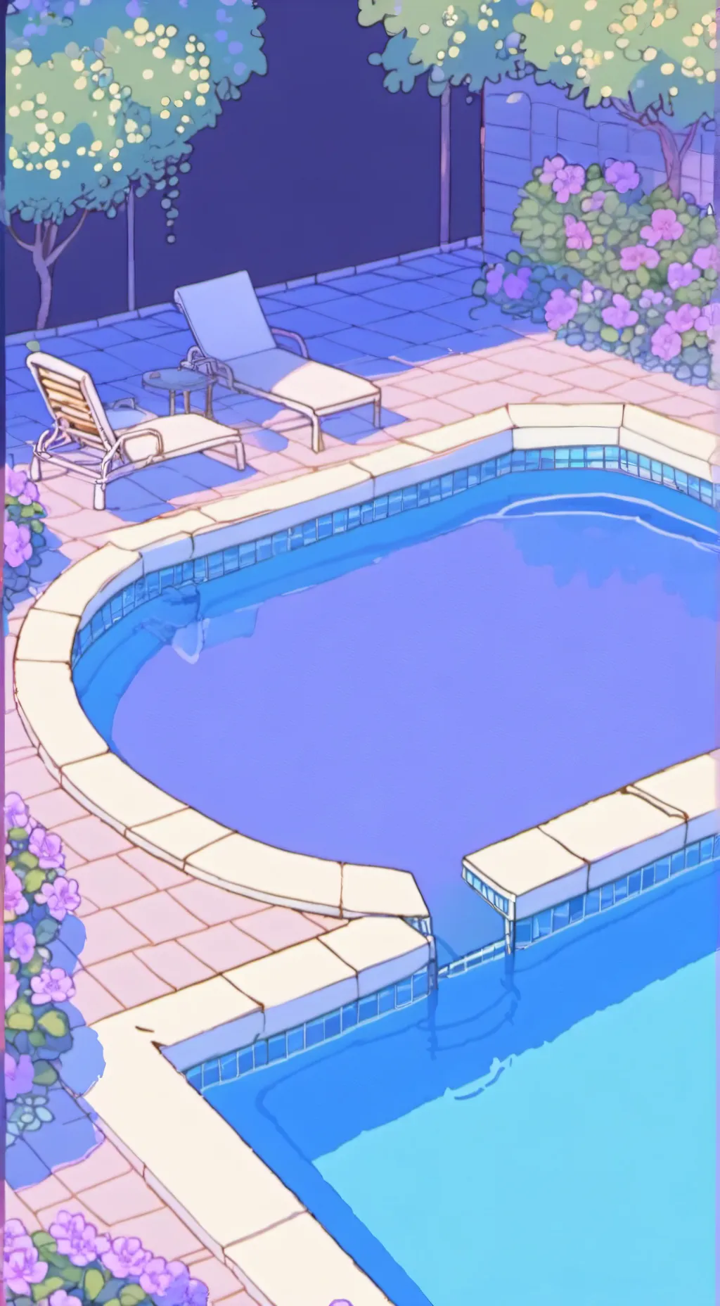 ai character: Dw pool background