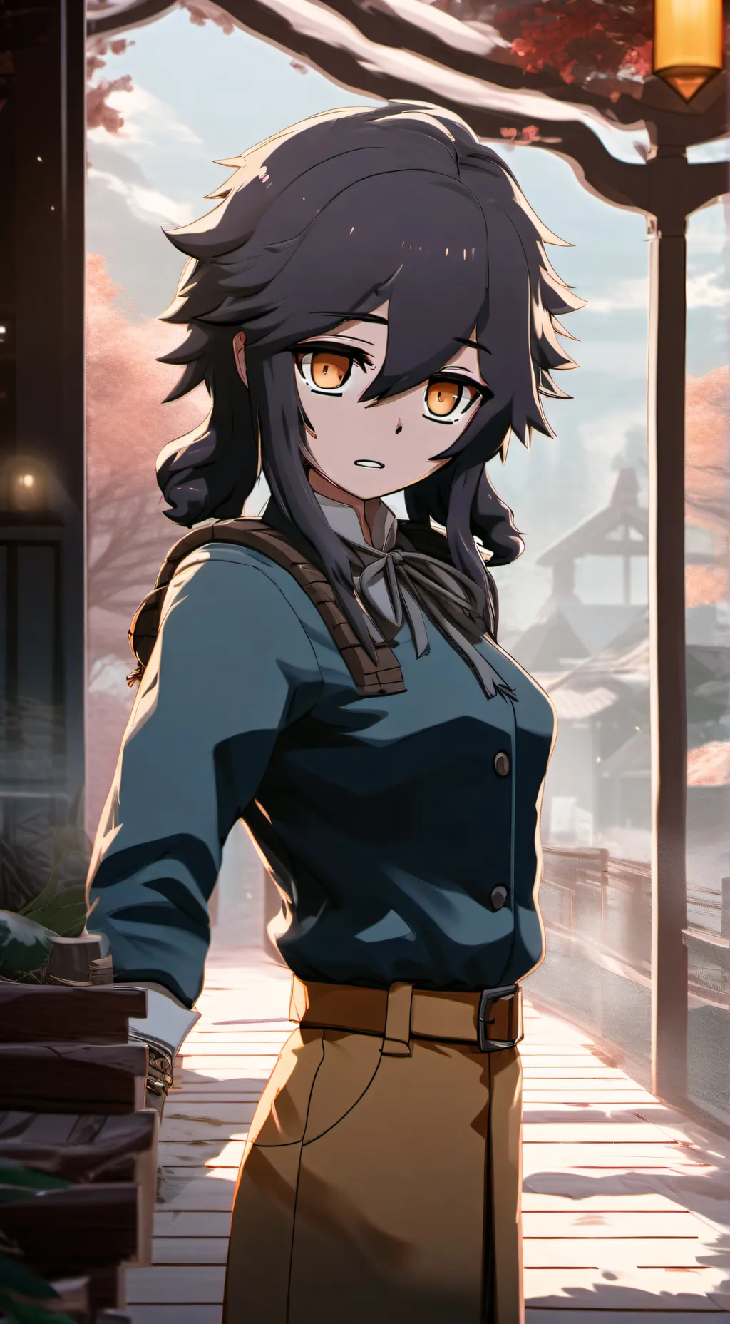 ai character: kamisan background