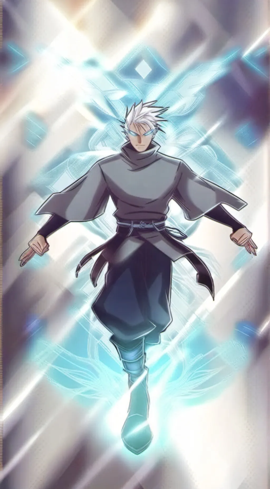 ai character: ragna crimson  background